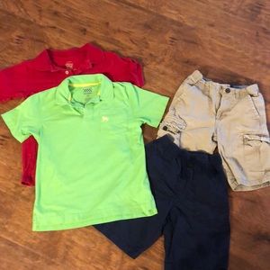 Boys Polo’s and Shorts